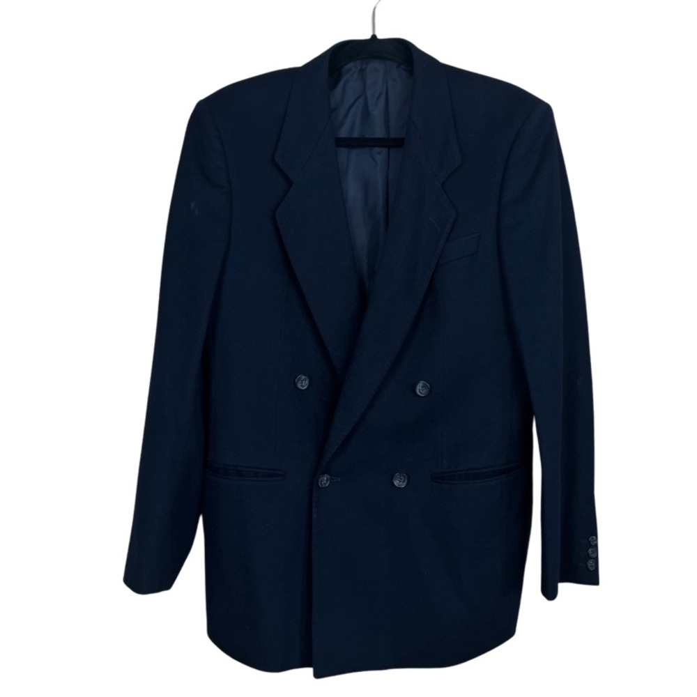 Loro Piana Men's Double-Breasted Sport Coat in Navy